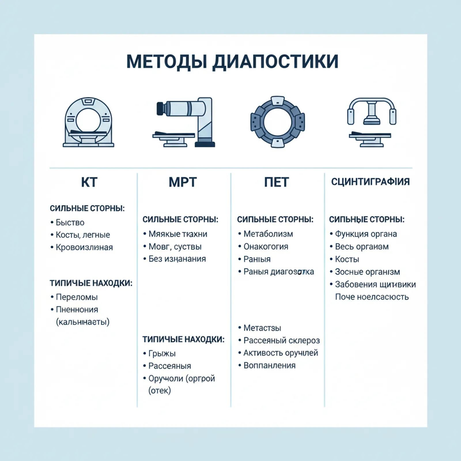 Методы диагностики метастазов
